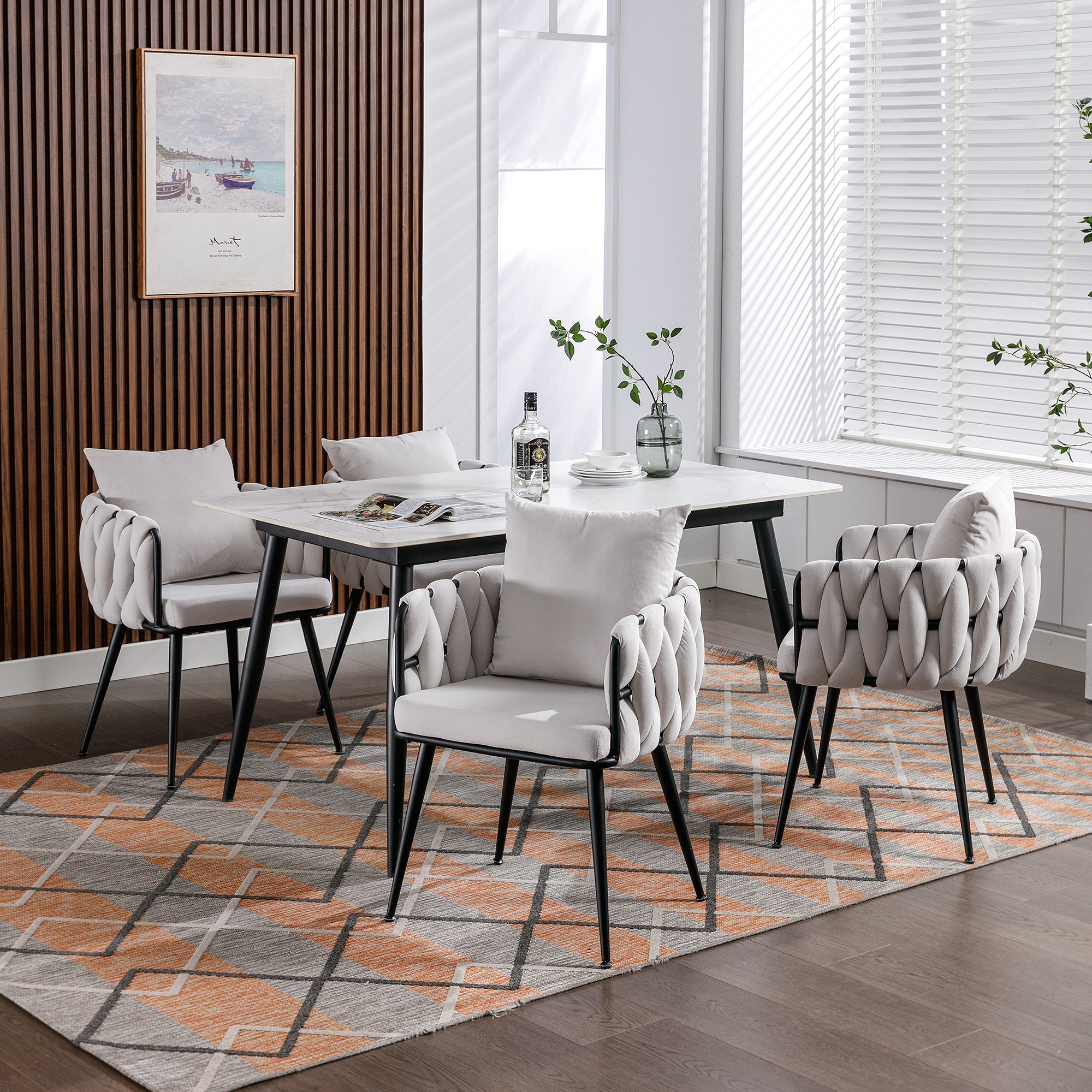 Kaylee grey on sale velvet dining chairs