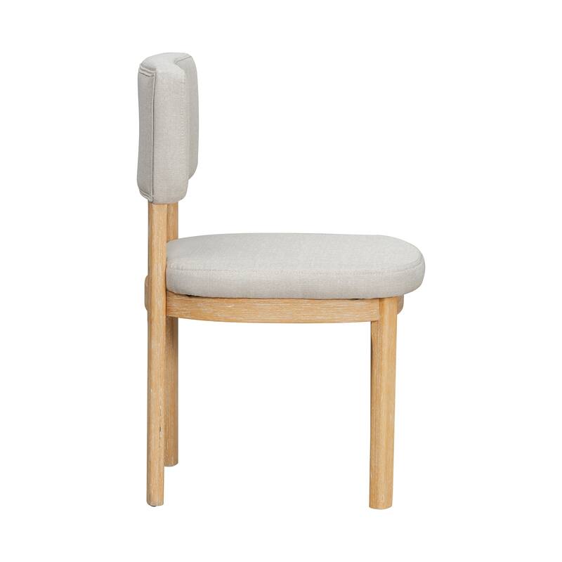 60" Farmhouse Dining Table with Cutout Legs, Rectangular Wood Table for Dining Room & Kitchen