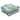Pillow Perfect Outdoor Coral Bay Blue Wicker Seat Cushion (Set of 2) - 19 X 19 X 5