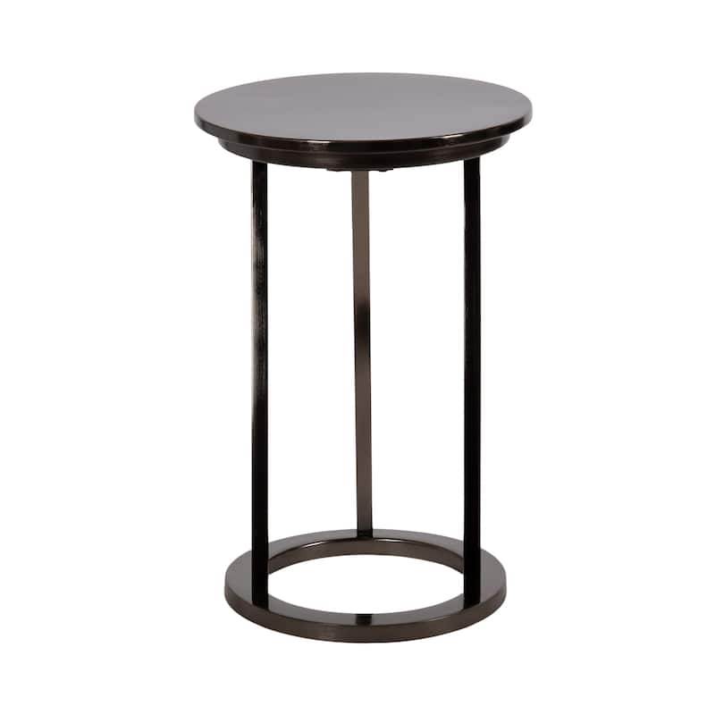 Kate and Laurel Aja Modern Metal Side Table
