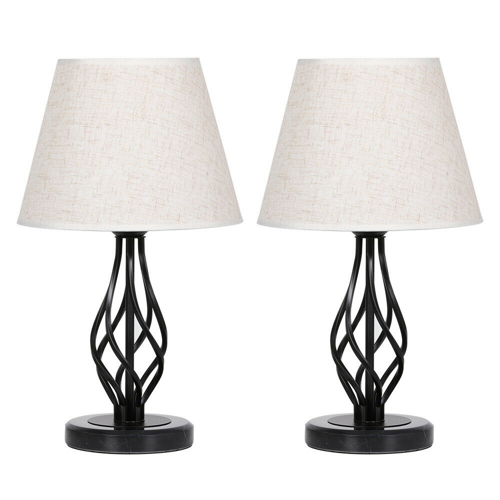 Marble nightstand lamp on sale