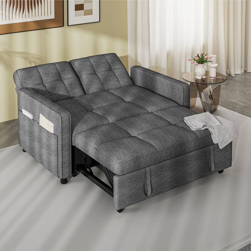 Moasis 3 IN 1 Sleeper Sofa Bed, Pull Out Chair Sofa