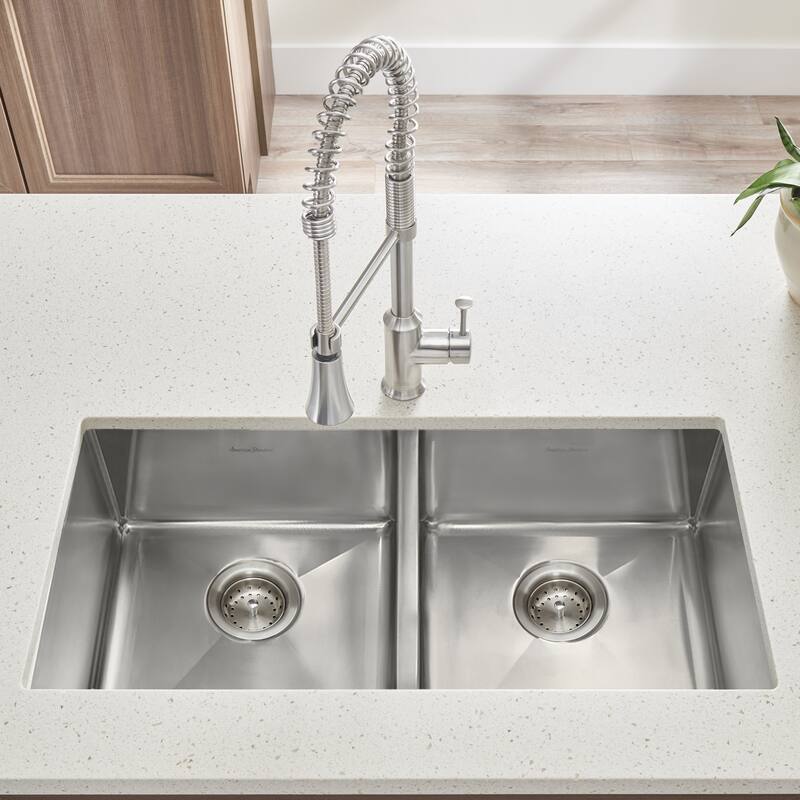 American Standard Pekoe 29" Undermount Double Basin Stainless Steel