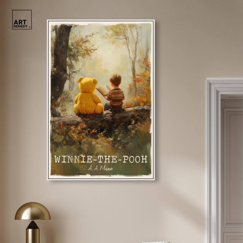 Classic Winnie the Pooh Canvas by Art Remedy