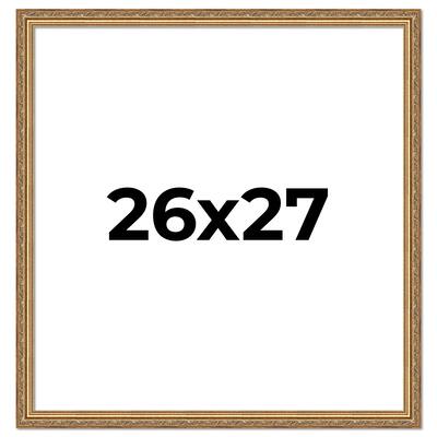 26x27 Frame Red Solid Wood Picture Frame Width 1.75 Inches | Interior Frame Depth 1 13/16 Inches