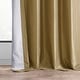 preview thumbnail 24 of 34, Exclusive Fabric Ruched Textured Faux Dupioni Silk Curtain (1 Panel)