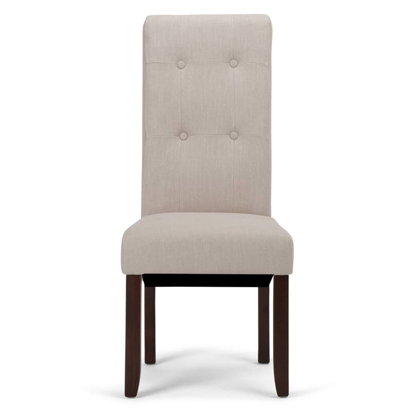 WYNDENHALL Essex Deluxe Tufted Parson Chair (Set of 2) - 18.9"w x 19.3"d x 42.1"h