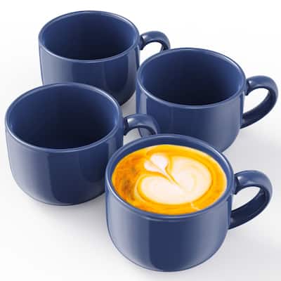 Omniware Set of 4 Teaz Cafe 24 oz Jumbo Mugs