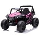 preview thumbnail 1 of 4, 12V Kids Ride on Truck Car, Electric Off-Road UTV Truck with Remote Control, LED Light Pink
