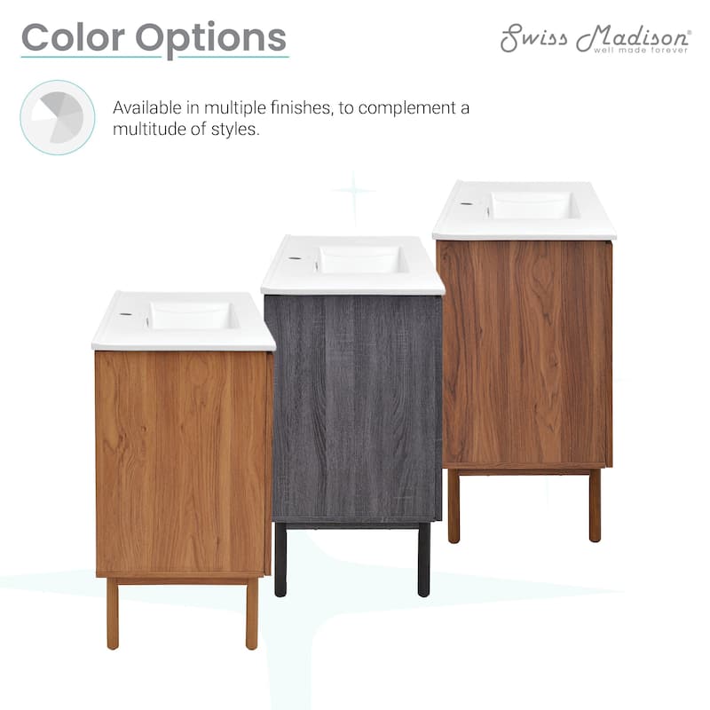 Classe Bathroom Vanity in Oak