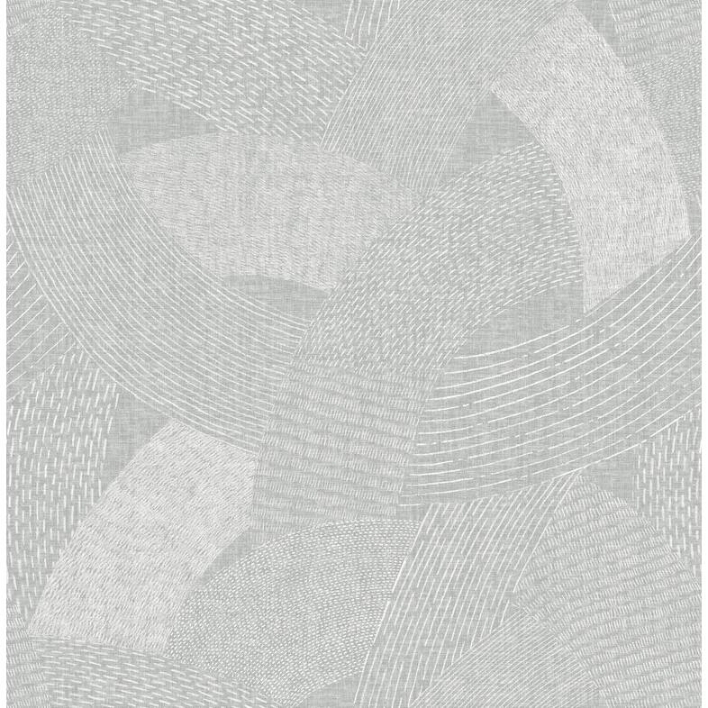 A-Street Prints Tania Grey Woven Abstract Wallpaper