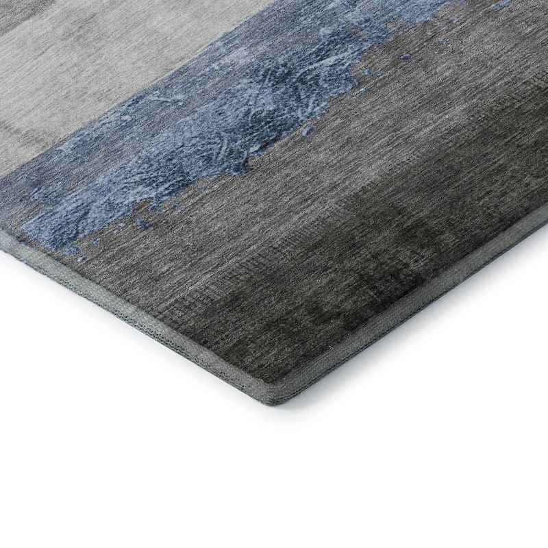 Premium Washable Super Soft Ombre Stripes Mayfield Rug