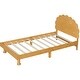 preview thumbnail 4 of 8, Twin Size Cookie-Shaped Bed Frame for Kids Durable Wooden Platform for Boys and Girls