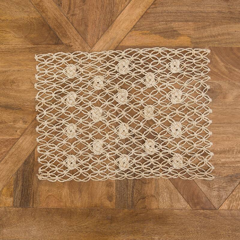 Macrame Knot Placemat Set of 6 - Set of 6