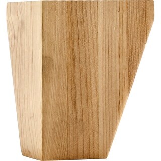 Hardware Resources Bun Foot with Shaker Styling, 4-1/2"H x 3-1/2"