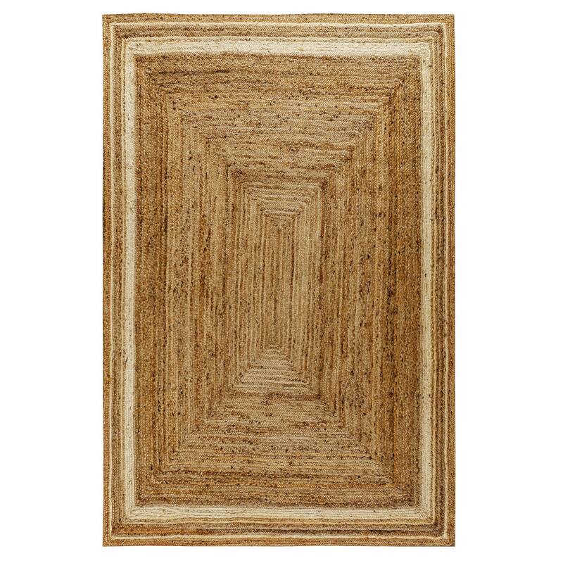 Natural Fiber Jute Area Rug - Indoor Jute Rug - Natural Area Rugs