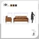 preview thumbnail 6 of 48, Fremont & Park Pitts 3-Piece Living Room Set