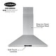 preview thumbnail 8 of 9, Cosmo 36 in. Ducted Island Mount Range Hood in Stainless Steel with LED Lighting, Permanent Filters
