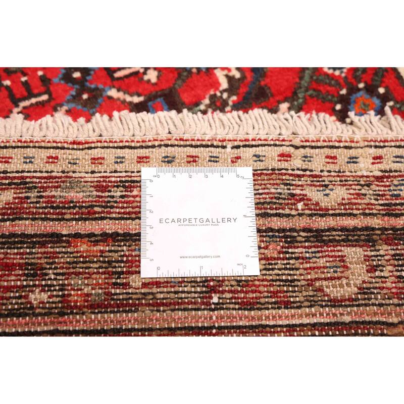 ECARPETGALLERY Hand-knotted Andelz Red Wool Rug - 2'8 x 10'3