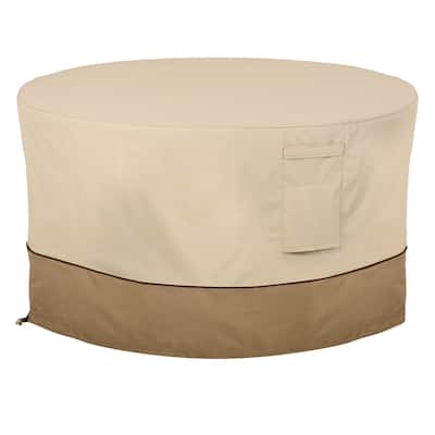 Classic Accessories Veranda Water-Resistant 42 Inch Round Fire Pit Table Cover