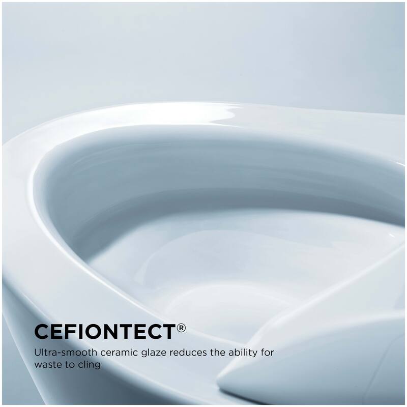 Toto CWT426CMFG#MS AP 0.9 / 1.28 GPF Dual Flush Wall Mounted Two Piece Elongated Chair Height Toilet