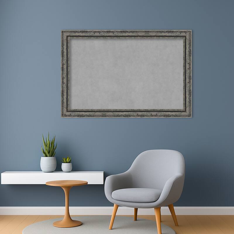 Amanti Art Filigree Gloss Black Framed