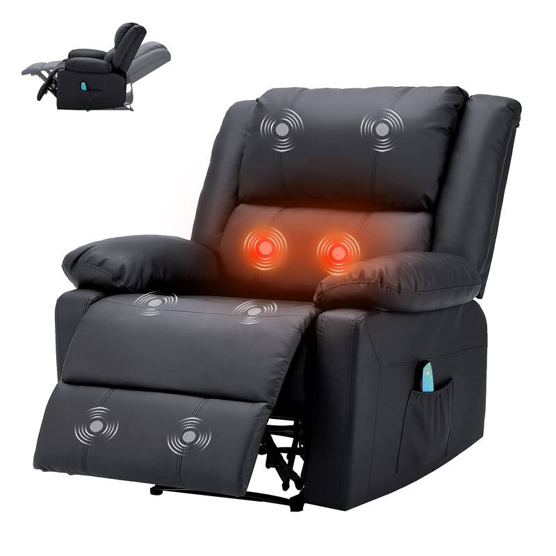 AECOJOY Massage Recliner Chairs with Heat for Living Room
