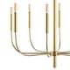 preview thumbnail 20 of 22, Collier 27.25" 8-Light Modern Mid-Century Iron LED Chandelier, by JONATHAN Y