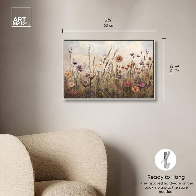 Vintage Blooms II Canvas by Art Remedy
