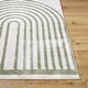 preview thumbnail 9 of 28, Livabliss Scandinavian Fossay Shag Stripe Washable Area Rug
