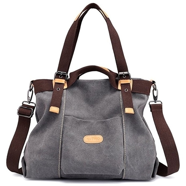 Shop Women Shoulder Bags Casual Vintage Hobo Canvas Handbags Top Handle Tote Crossbody Shopping ...