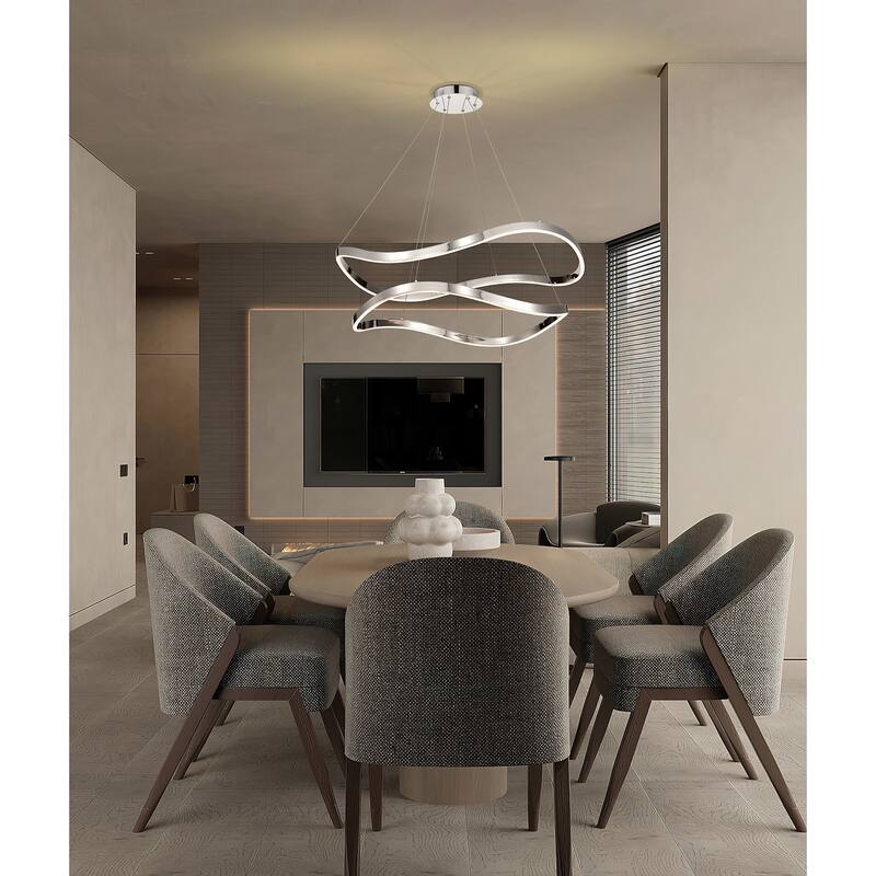 Nuvo Lighting 62/2421 Sylas 38" Wide Suspension Multi Light LED