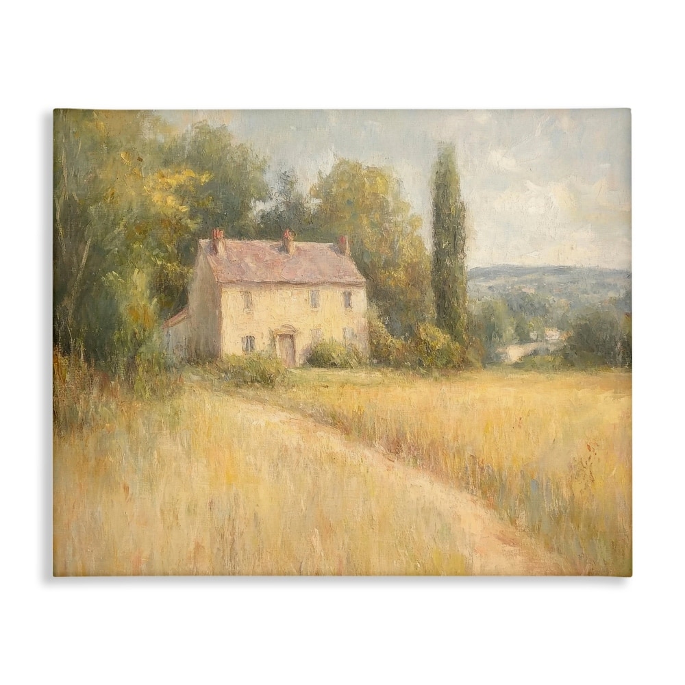 Stupell Hide Away Cottage House Canvas Wall Art Design By Petal Prints Design