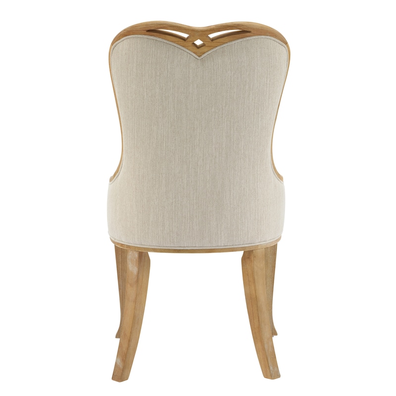Christopher Knight Home - Evadne Rubberwood Wing Back Upholstered Dining Chair Set
