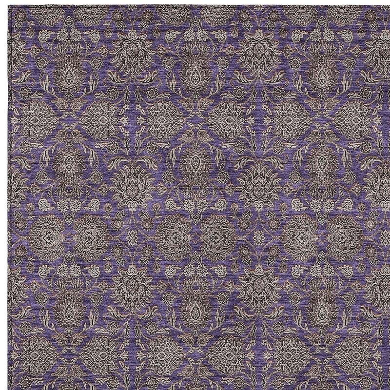 HomeRoots Floral Transitional Rectangle Outdoor Rug
