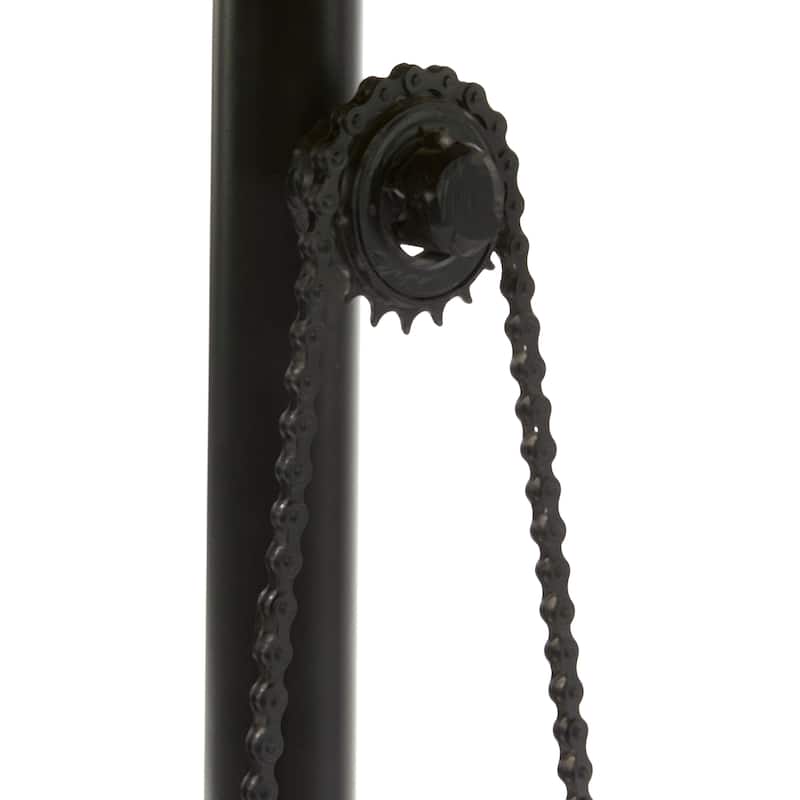 Brown Metal Bike Counter Stool with Pedals