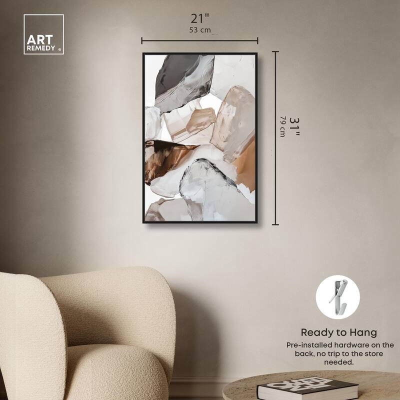Sedimentary Hues II Canvas by Art Remedy