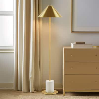 INK+IVY Brillora Floor lamp - 17.25" x 60.5"H