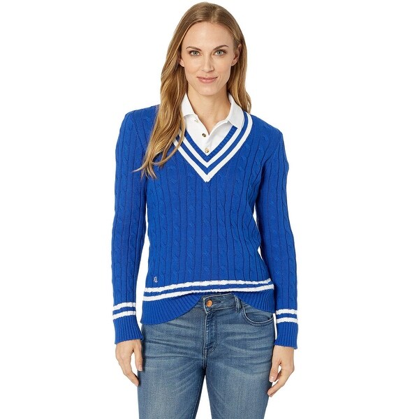 ralph lauren cable knit cricket sweater