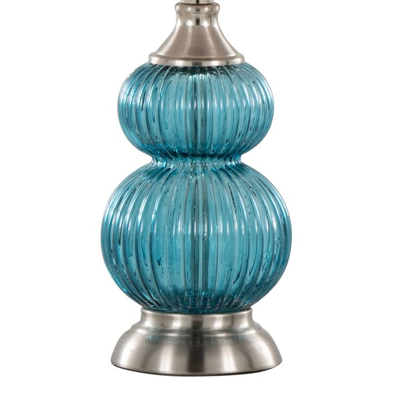 Belle 20" Glass Accent Lamp (Set of 2)