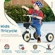 preview thumbnail 17 of 48, Toddler Tricycle with Adjustable Seat, Fun Bell, Basket, and EVA Wheels for Kids 2-5 Years