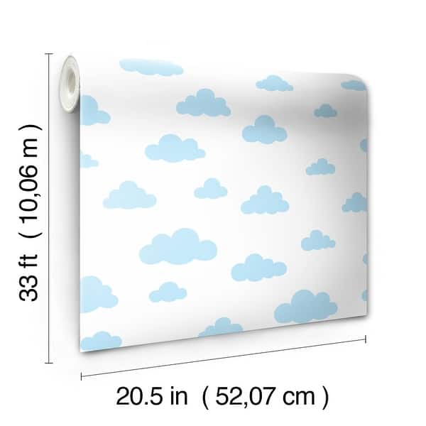 Disney Winnie the Pooh Cloud Blue Wallpaper