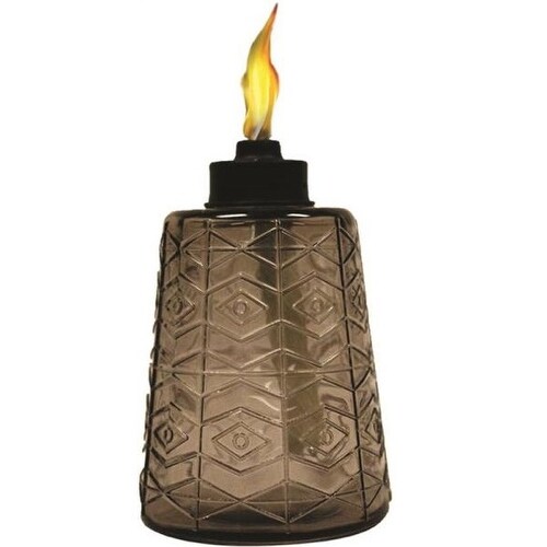 Tiki 1114109 Neutral Tabletop Torch, Molded Glass, 13 Oz
