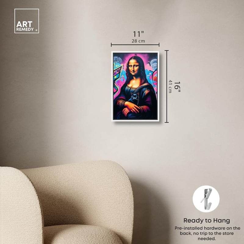 Lisa's Little Secret II Canvas by Art Remedy