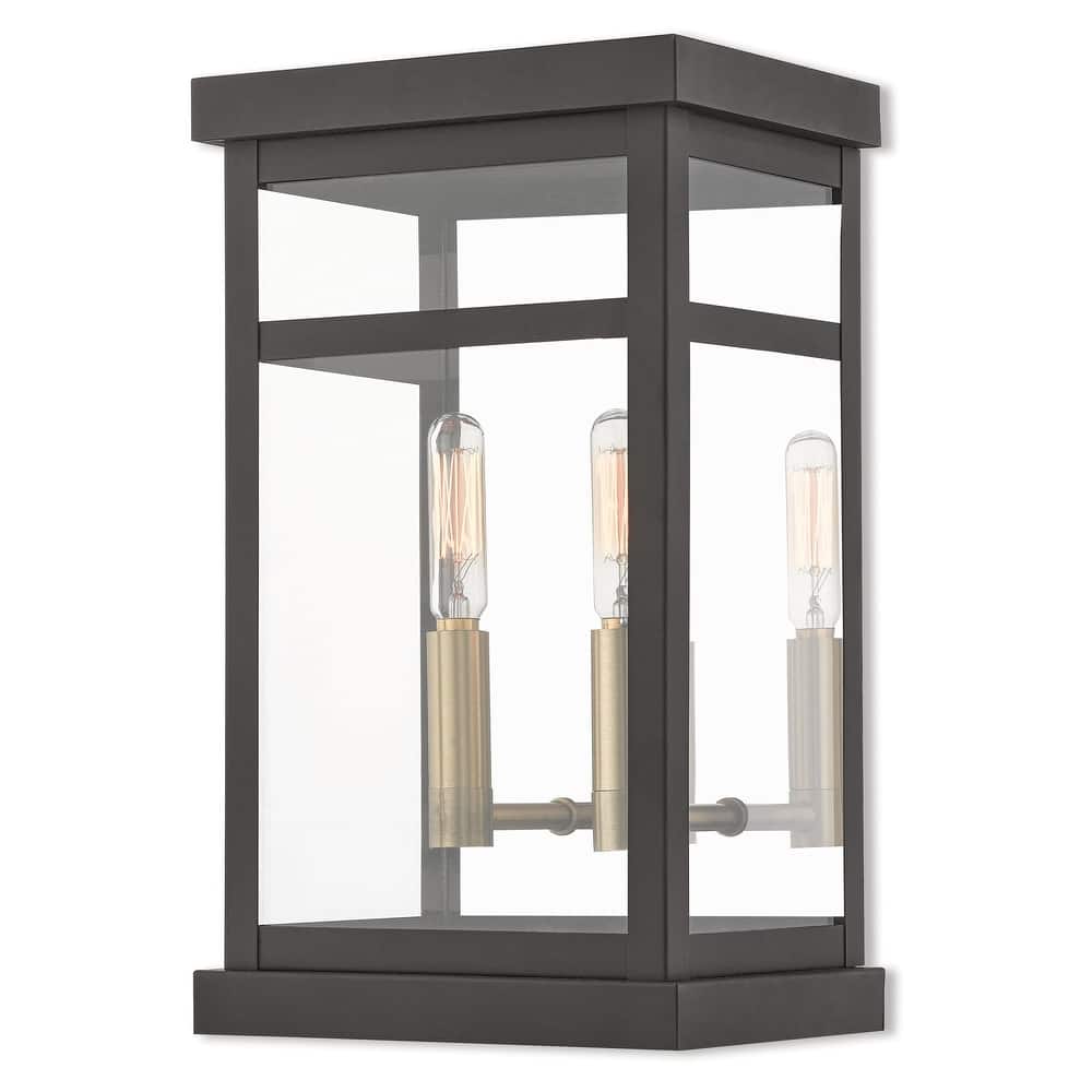 Livex Lighting Hopewell 2 Light 12-3/4" Tall Outdoor Wall Sconce with