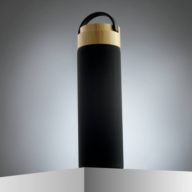 JoyJolt Glass Water Bottle with Carry Strap & Silicone Sleeve - 20 oz - 20 oz