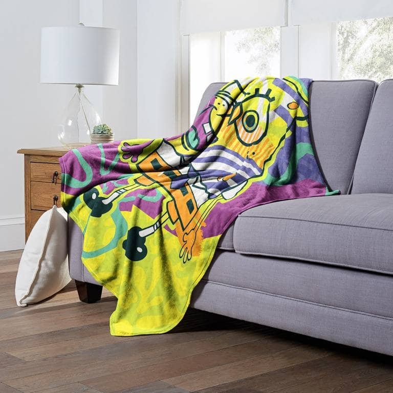 Nickelodeon Spongebob Squarepants Silk Touch Throw Blanket