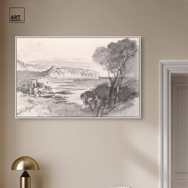 View across a Monaco Canvas by Art Remedy