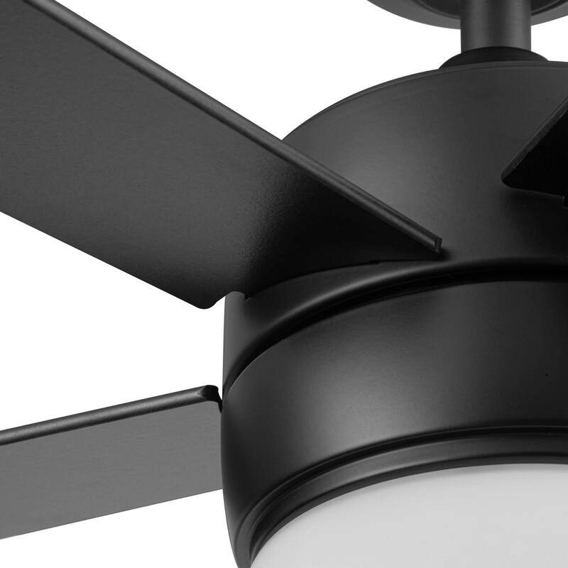 52" Prominence Home Ardrey Kell Modern Indoor LED Ceiling Fan with Light, Remote Control, Dual Mounting, Dual Finish Blades