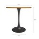 preview thumbnail 18 of 22, Kurv Mid-Century Modern 3-Piece Cafe Dining Set